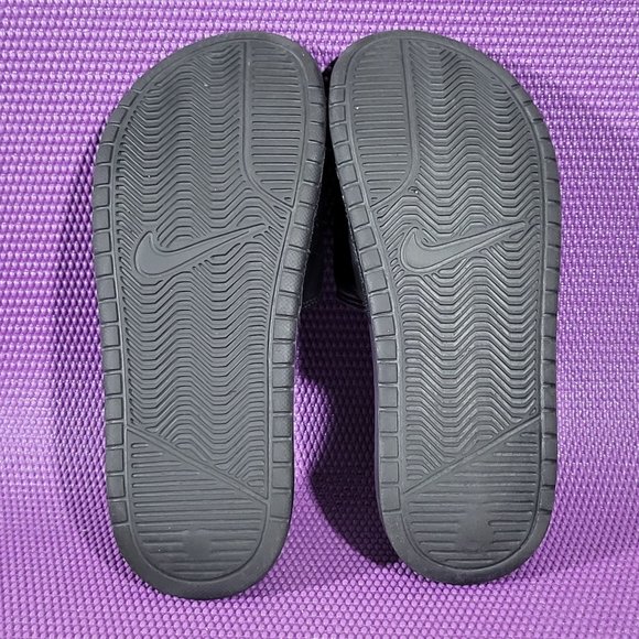 Nike Benassi JDI Black/Pink Comfort Slides - Women's 6 - Picture 8 of 8
